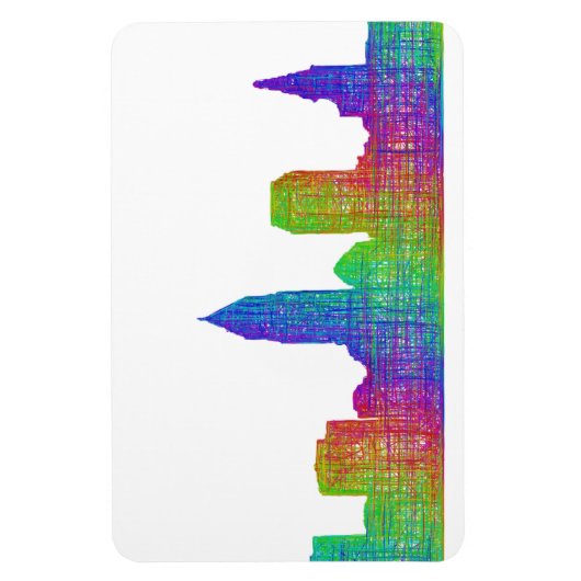 Cleveland skyline magneet (Verticaal)