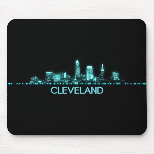 Cleveland Skyline Muismat (Voorkant)