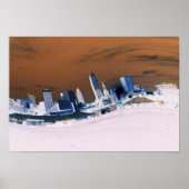 Cleveland Skyline Poster (Voorkant)