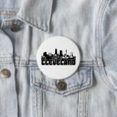 Cleveland Skyline Ronde Button 7,6 Cm (In situ)