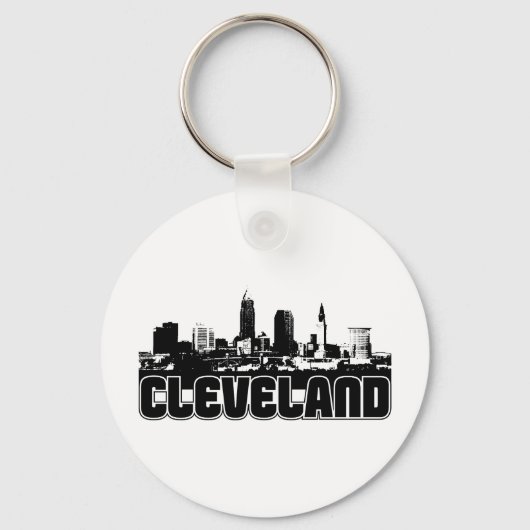 Cleveland Skyline Sleutelhanger (Voorkant)