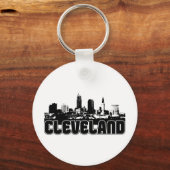 Cleveland Skyline Sleutelhanger (Voorkant)