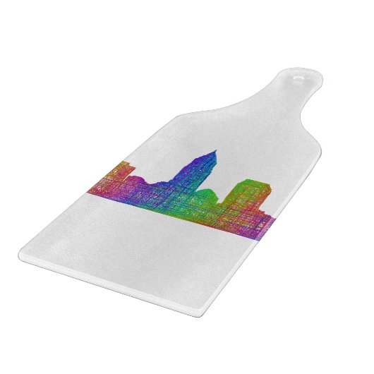 Cleveland skyline snijplank (Hoek)