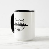Cleveland Skyline Soccer Mok (Voorkant links)