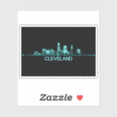 Cleveland Skyline Sticker (Vel)