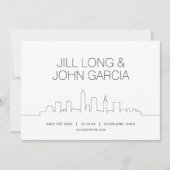 Cleveland Sla de datum op Kaart (Voorkant)