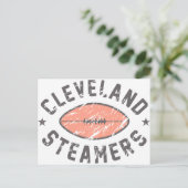 Cleveland Steamers Fantasy Football Briefkaart (Staand voorkant)