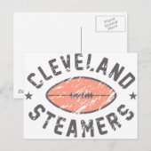 Cleveland Steamers Fantasy Football Briefkaart (Voorkant / Achterkant)