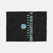Cleveland Storm Logo Schets Hs 2 Fleece Deken (Voorkant (Horizontaal))