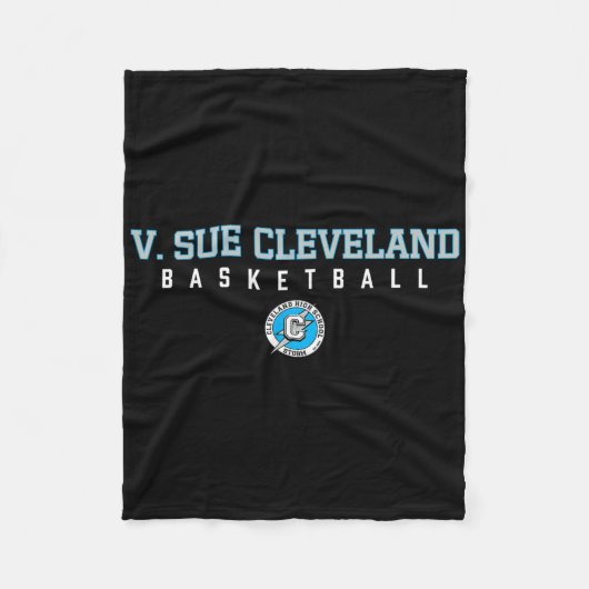 Cleveland Storm Logo Schets Hs 2 Fleece Deken (Voorkant)