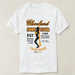 Cleveland surf tour Redcar Surf wedstrijd T-shirt