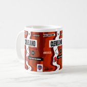 Cleveland Team ontwerp mok (Voorkant links)