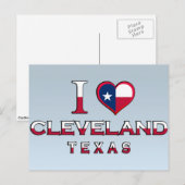 Cleveland, Texas Briefkaart (Voorkant / Achterkant)