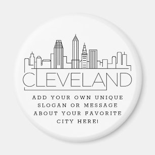 Cleveland ThMED   Aangepast stadsbericht of slogan Magneet