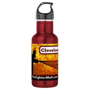 Cleveland VFD Brandweerman Waterfles