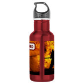 Cleveland VFD Brandweerman Waterfles (Achterkant)