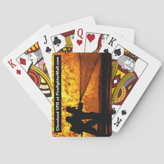 Cleveland VFD op FirefighterMall.com Spelkaarten Pokerkaarten (Achterkant)