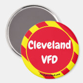 Cleveland VFD Red/Yellow magnet (Voorkant / Achterkant)