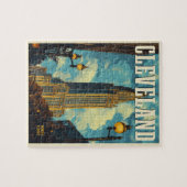 Cleveland Vintage Travel Legpuzzel (Horizontaal)