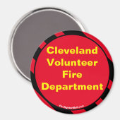Cleveland Vrijwilliger Brandweer Magneet (Voorkant / Achterkant)