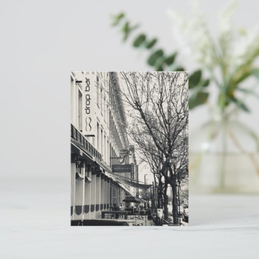 "Cleveland Warehouse District Street Scene"-kaart Briefkaart (Staand voorkant)