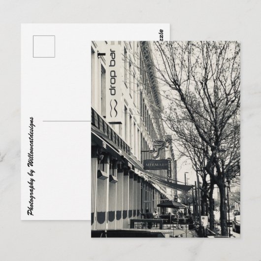 "Cleveland Warehouse District Street Scene"-kaart Briefkaart (Voorkant / Achterkant)