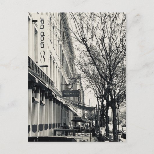 "Cleveland Warehouse District Street Scene"-kaart Briefkaart (Voorkant)