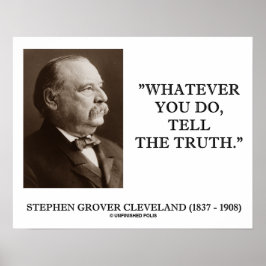 Cleveland wat je ook doet, vertel de waarheid poster