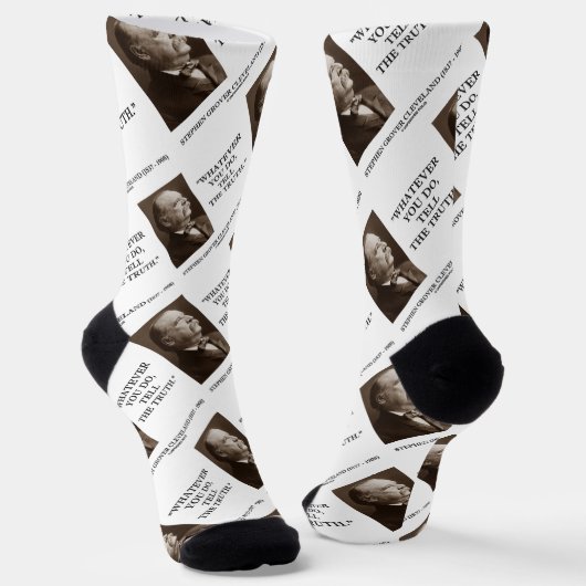 Cleveland wat je ook doet, vertel de waarheid sokken (Gebogen)