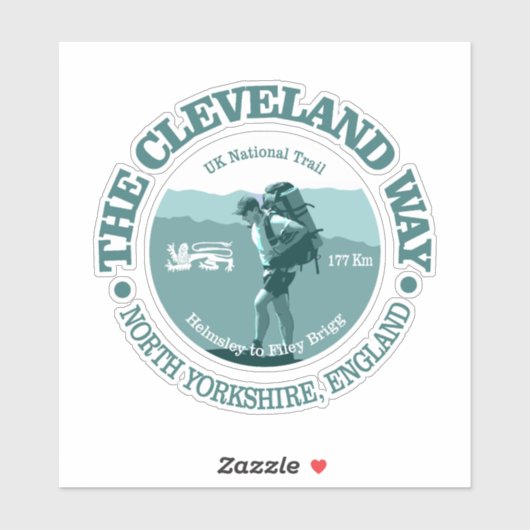Cleveland Way (T) Sticker (Vel)