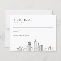 Cleveland Wedding | Gestileerde Skyline RSVP