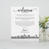 Cleveland Wedding Weekend Welkomstroute (Staand voorkant)