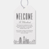 Cleveland Wedding | Welkomstberichten — Labels Cadeaulabel (Voorkant)