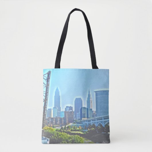 Cleveland West River Blues Canvas tas (Voorkant)