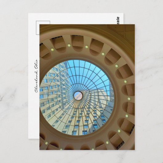 Cleveland window ceiling Tower Center Briefkaart (Voorkant / Achterkant)