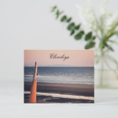 Cleveleys Beach Briefkaart (Staand voorkant)