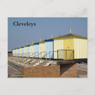 Cleveleys Beach Huts Briefkaart