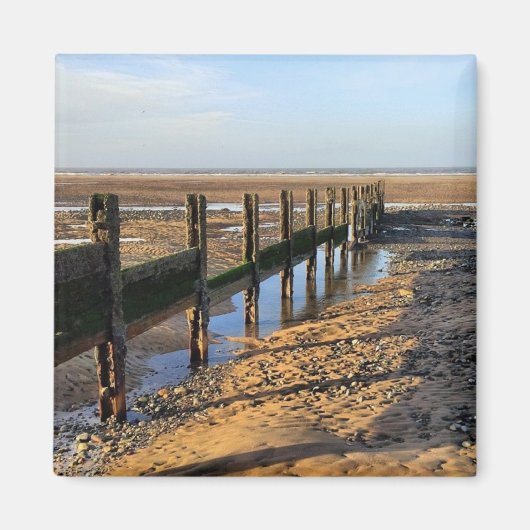Cleveleys Beach Magnet (Voorkant)