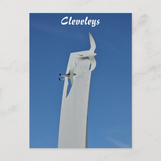 Cleveleys Briefkaart (Voorkant)