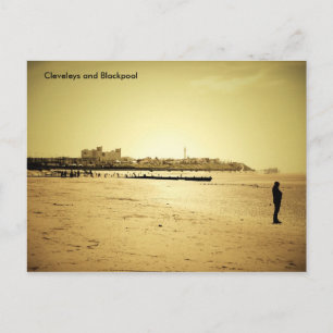 Cleveleys en Blackpool Briefkaart