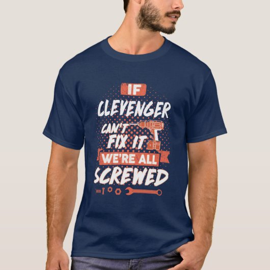 CLEVENGER shirt, CLEVENGER t shirt voor mannen (Voorkant)