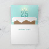 Clever 32nd Birthday 2^5 Exponential Cake Candles Kaart (Binnen)