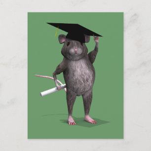 Clever Afstuderen Rat Aankondigingskaart