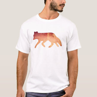 Clever als Fox Typografische Waterverf T-shirt
