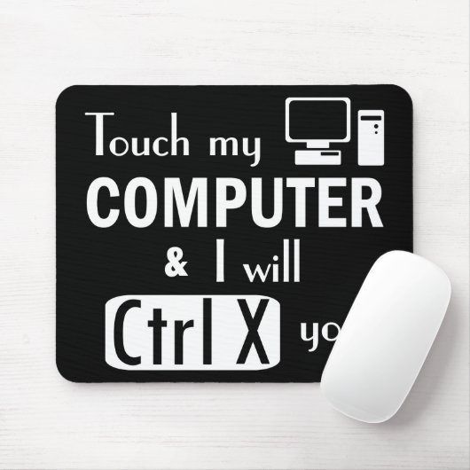 Clever Als u mijn computer aanraakt, knipt u Muismat (Met muis)