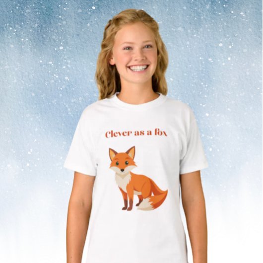 Clever as a fox t-shirt