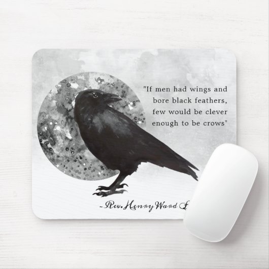 Clever as Crows Mousepad Muismat (Met muis)