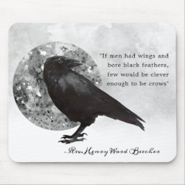 Clever as Crows Mousepad Muismat