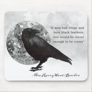 Clever as Crows Mousepad Muismat