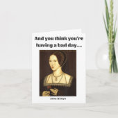 Clever Creations Blue Uni-adults Modern Round Coll Kaart (Voorkant)